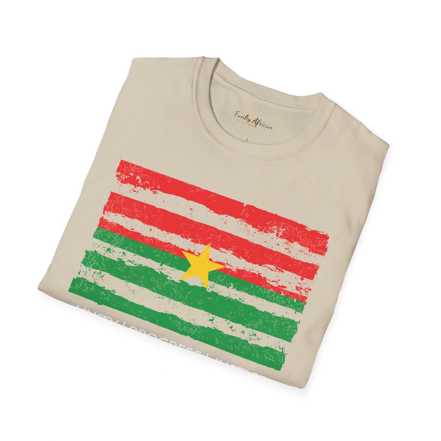 Burkina Faso strip unisex softstyle tee