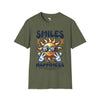 Smiles and happiness unisex softstyle tee Funky African