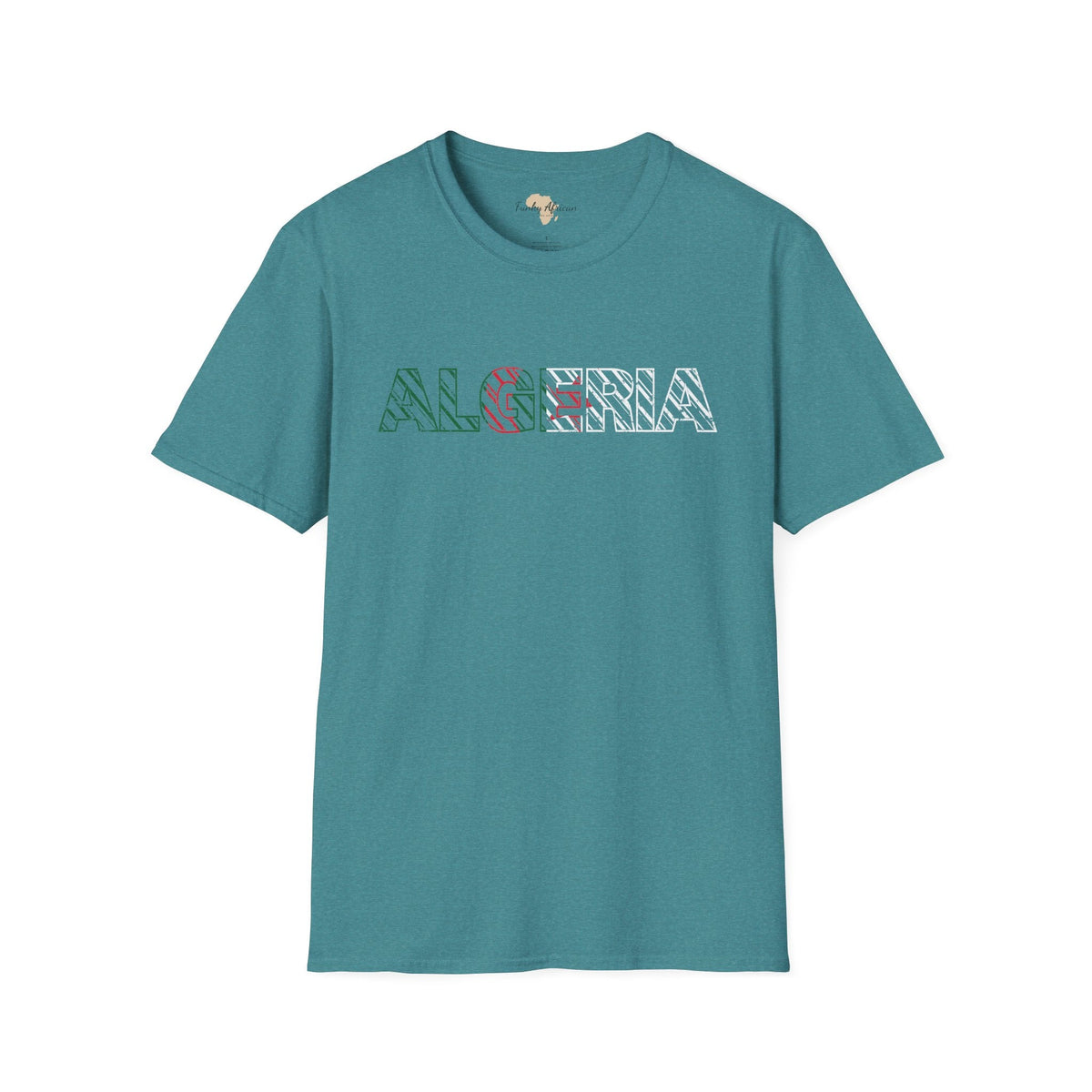 Algeria text unisex softstyle tee Funky African