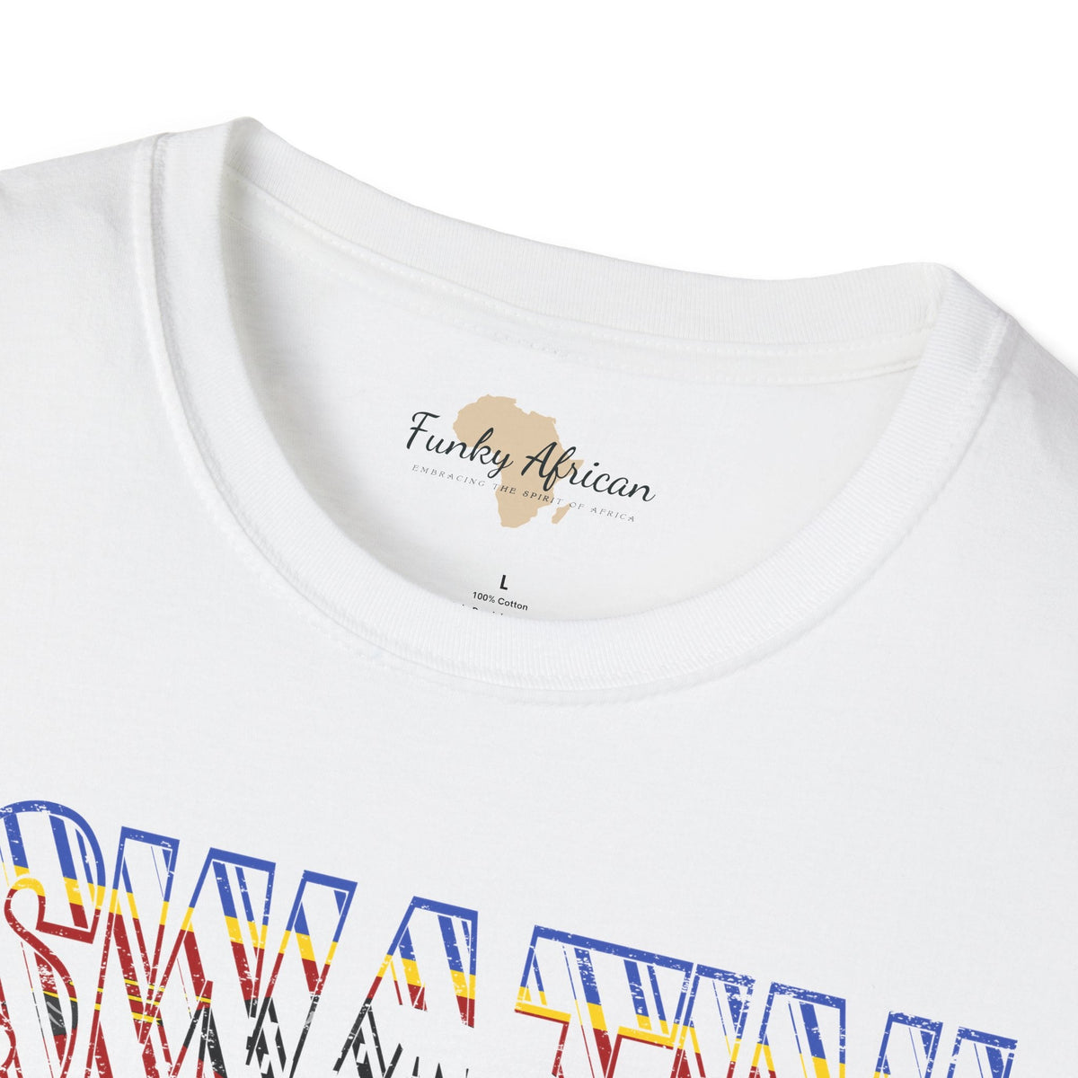 Eswatini text unisex softstyle tee Funky African