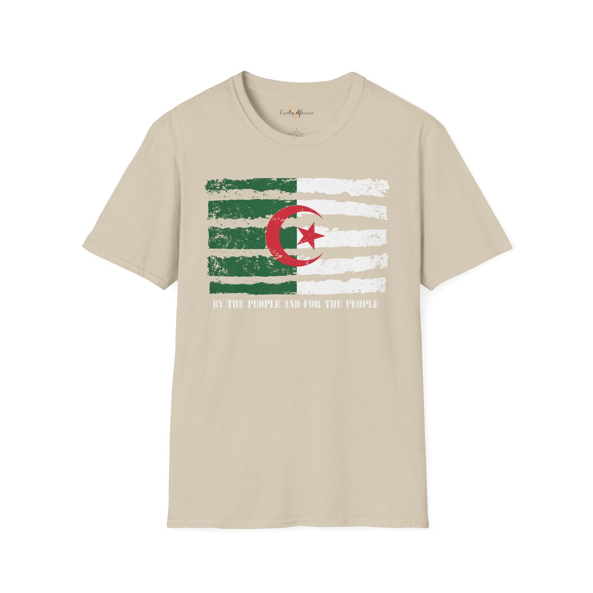 Algeria strip unisex softstyle tee Funky African