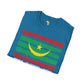 Mauritania strip unisex softstyle tee Funky African