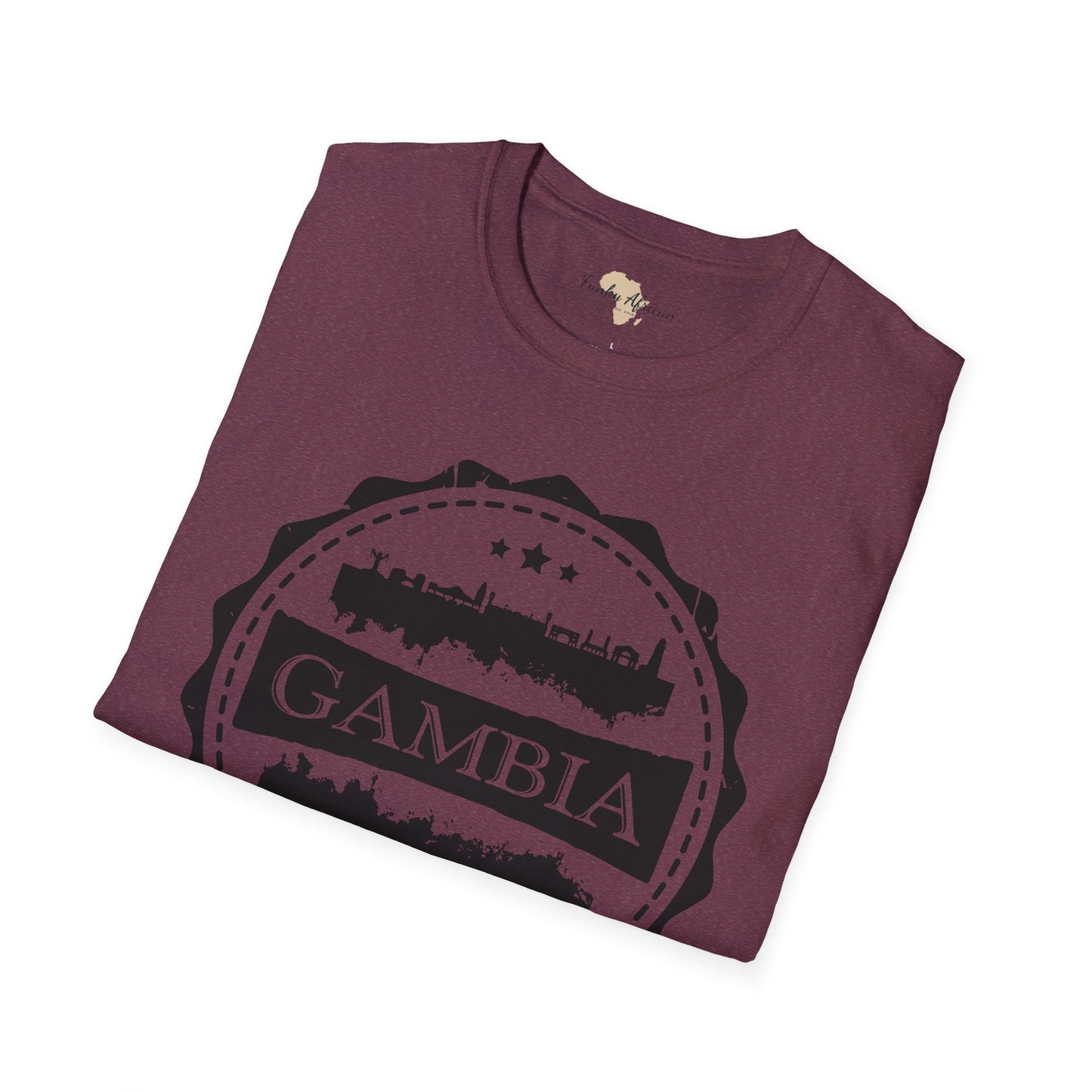 Gambia Stamp unisex tee