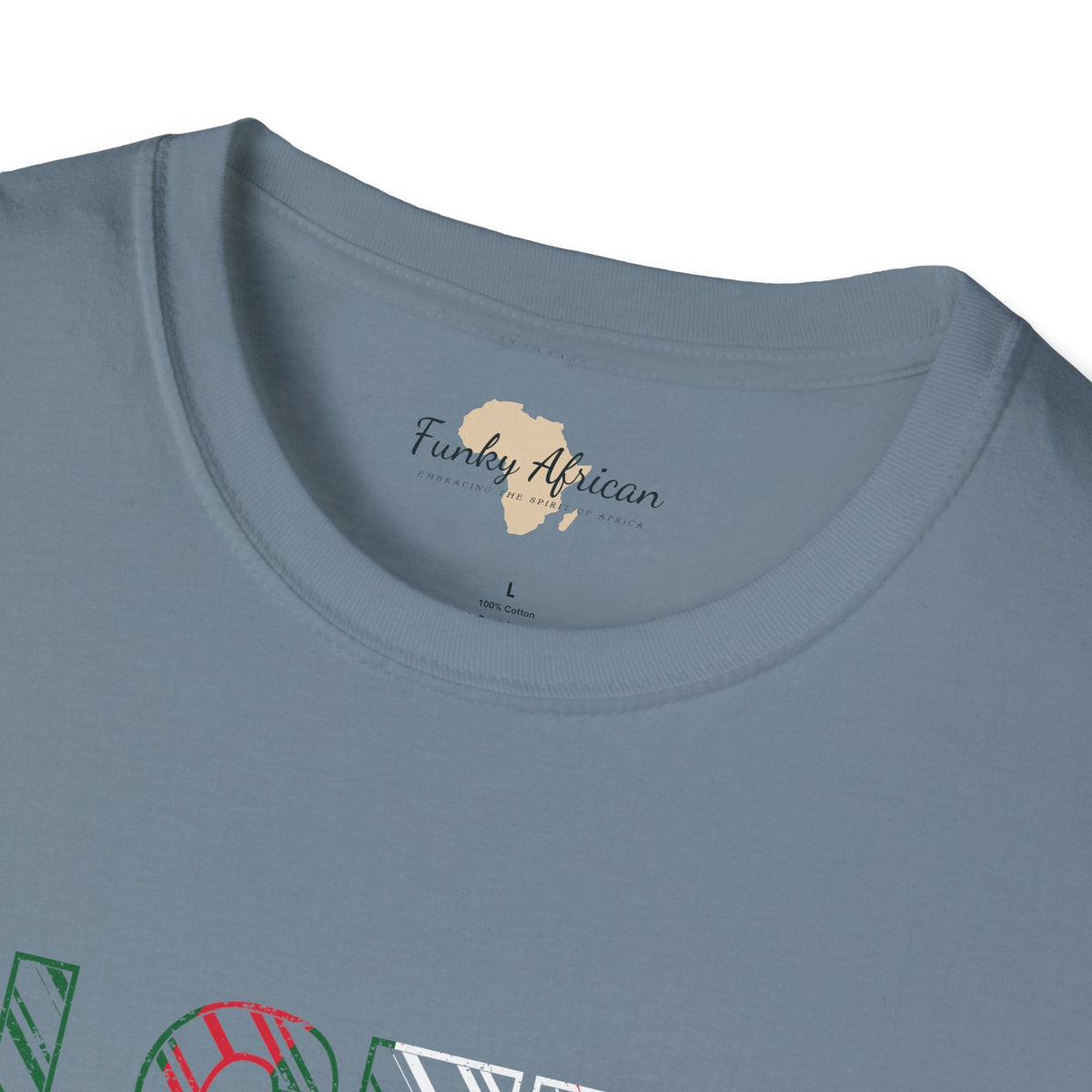 Algeria text unisex softstyle tee Funky African