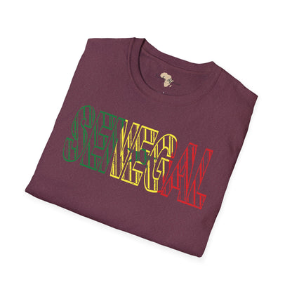 Senegal text unisex softstyle tee