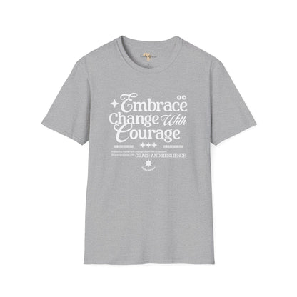 Embrace change unisex softstyle tee