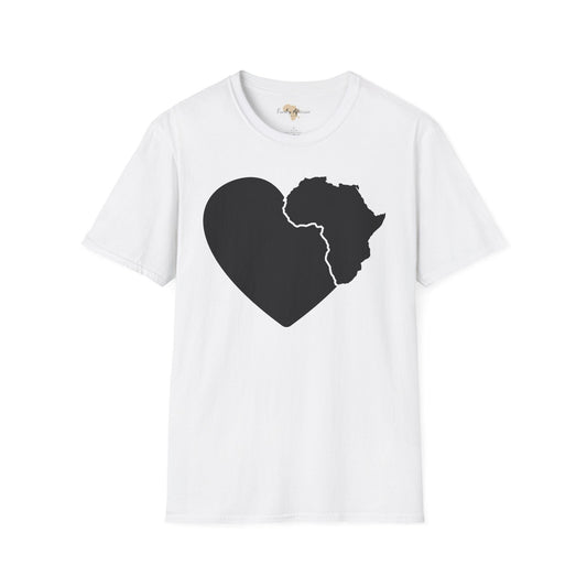 Love, Africa graffiti unisex softstyle tee Funky African