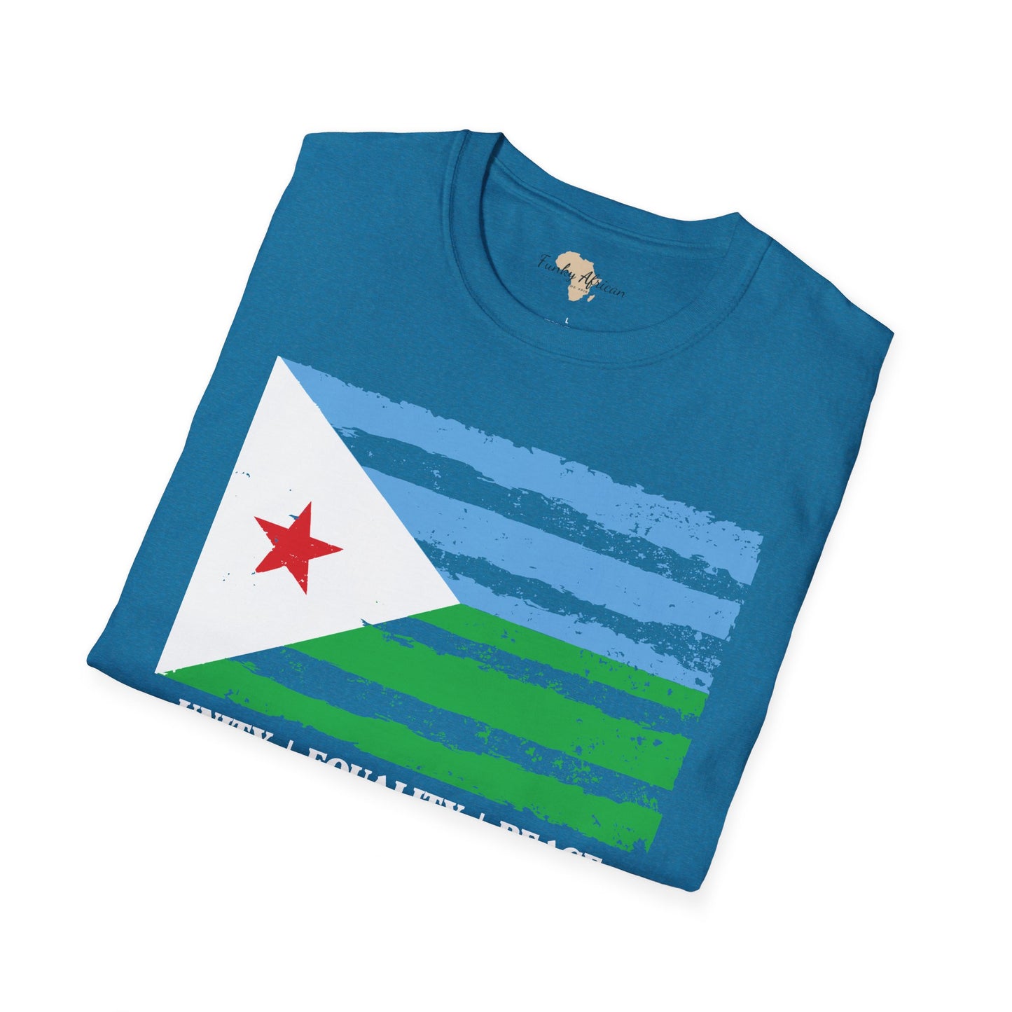 Djibouti strip unisex softstyle tee