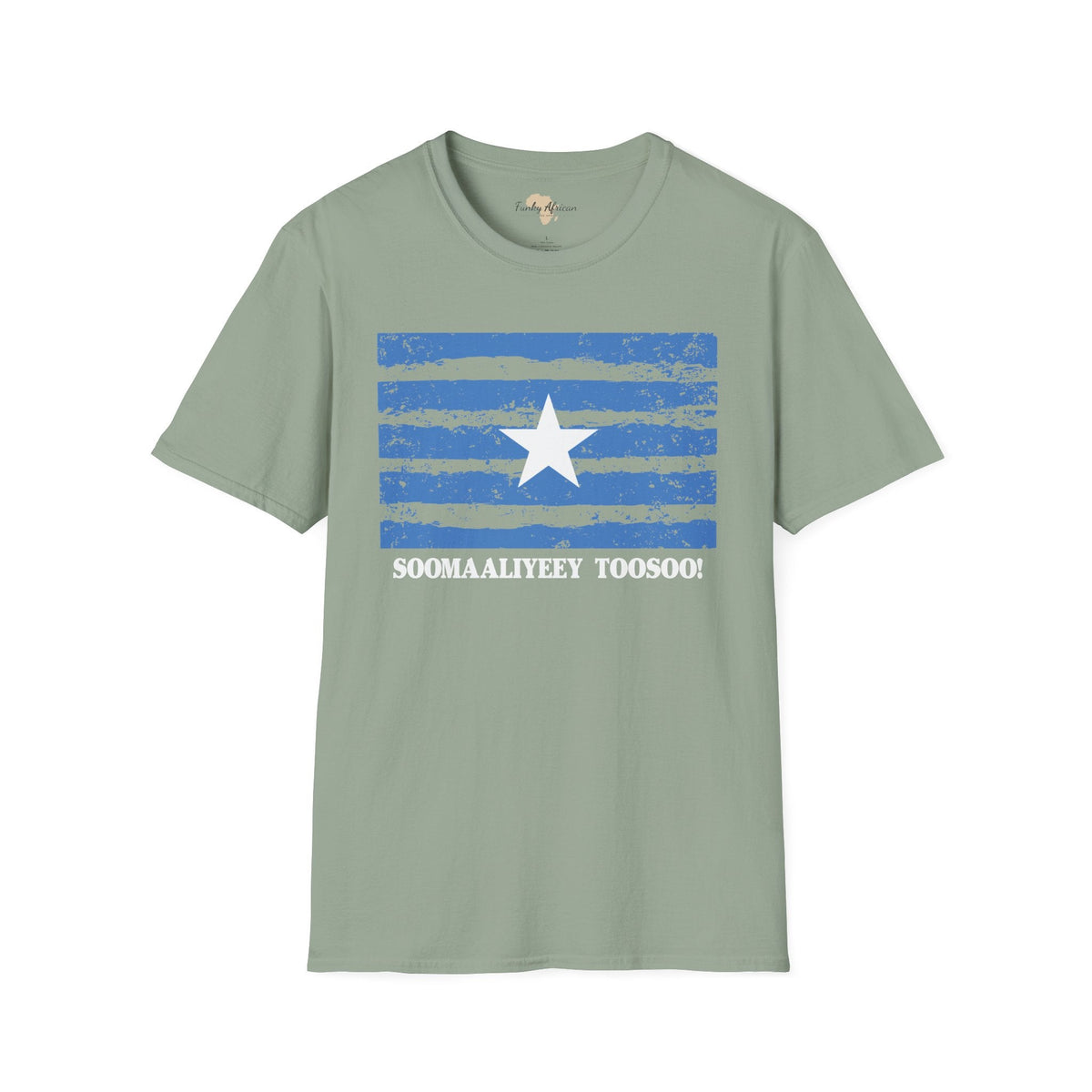 Somalia strip unisex softstyle tee Funky African