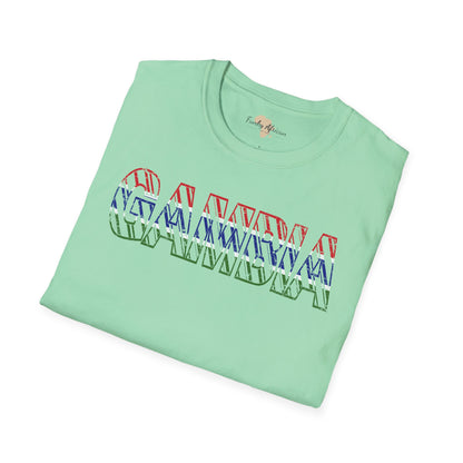 Gambia text unisex softstyle tee