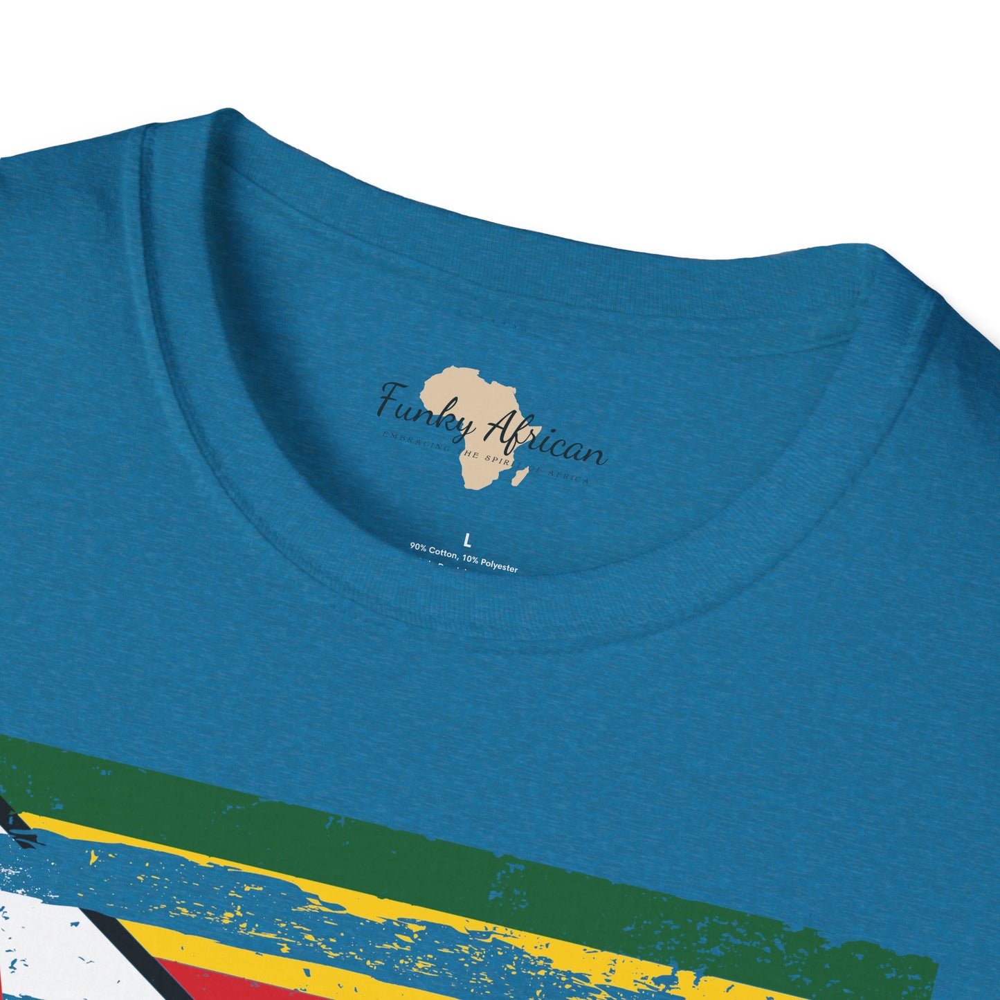 Zimbabwe strip unisex softstyle tee