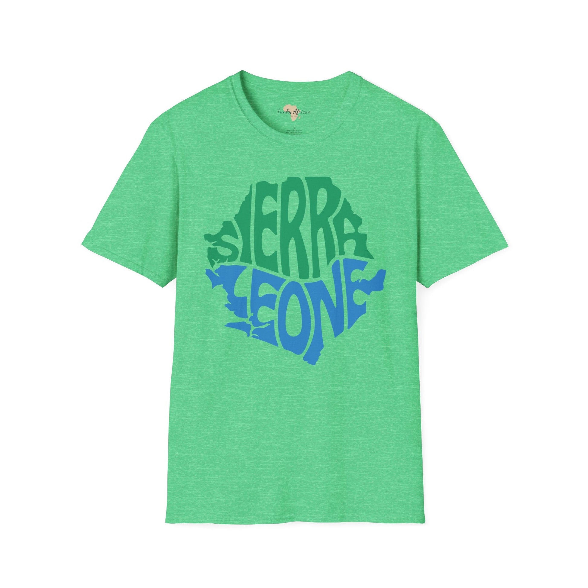 Sierra Leone cut unisex softstyle tee Funky African
