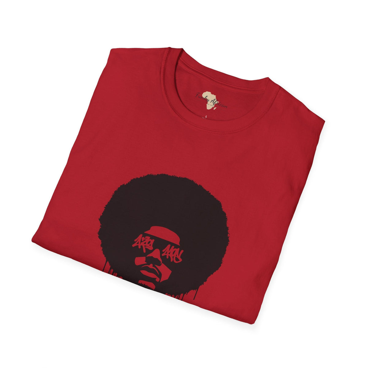 Afro graffiti unisex softstyle tee Funky African