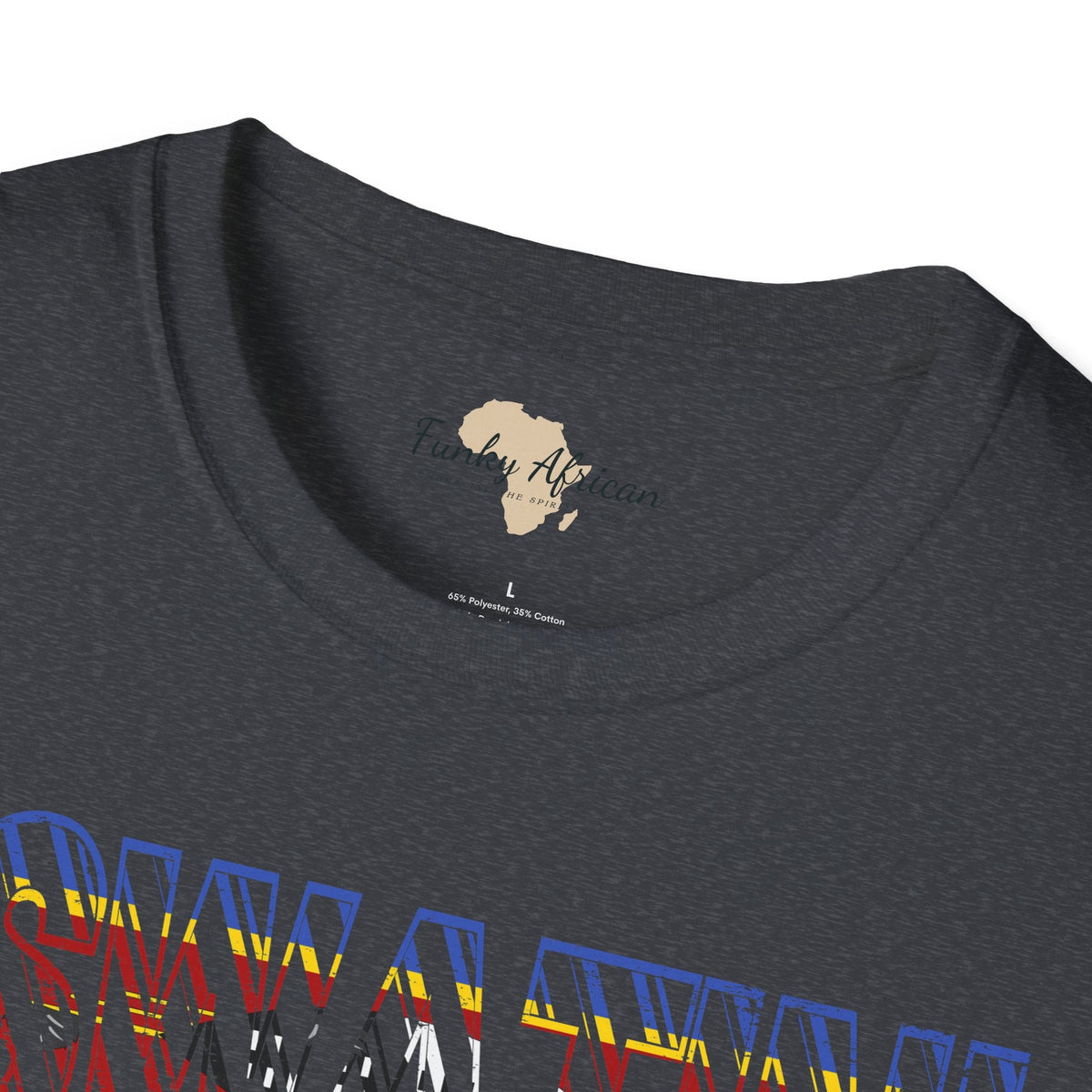 Eswatini text unisex softstyle tee Funky African