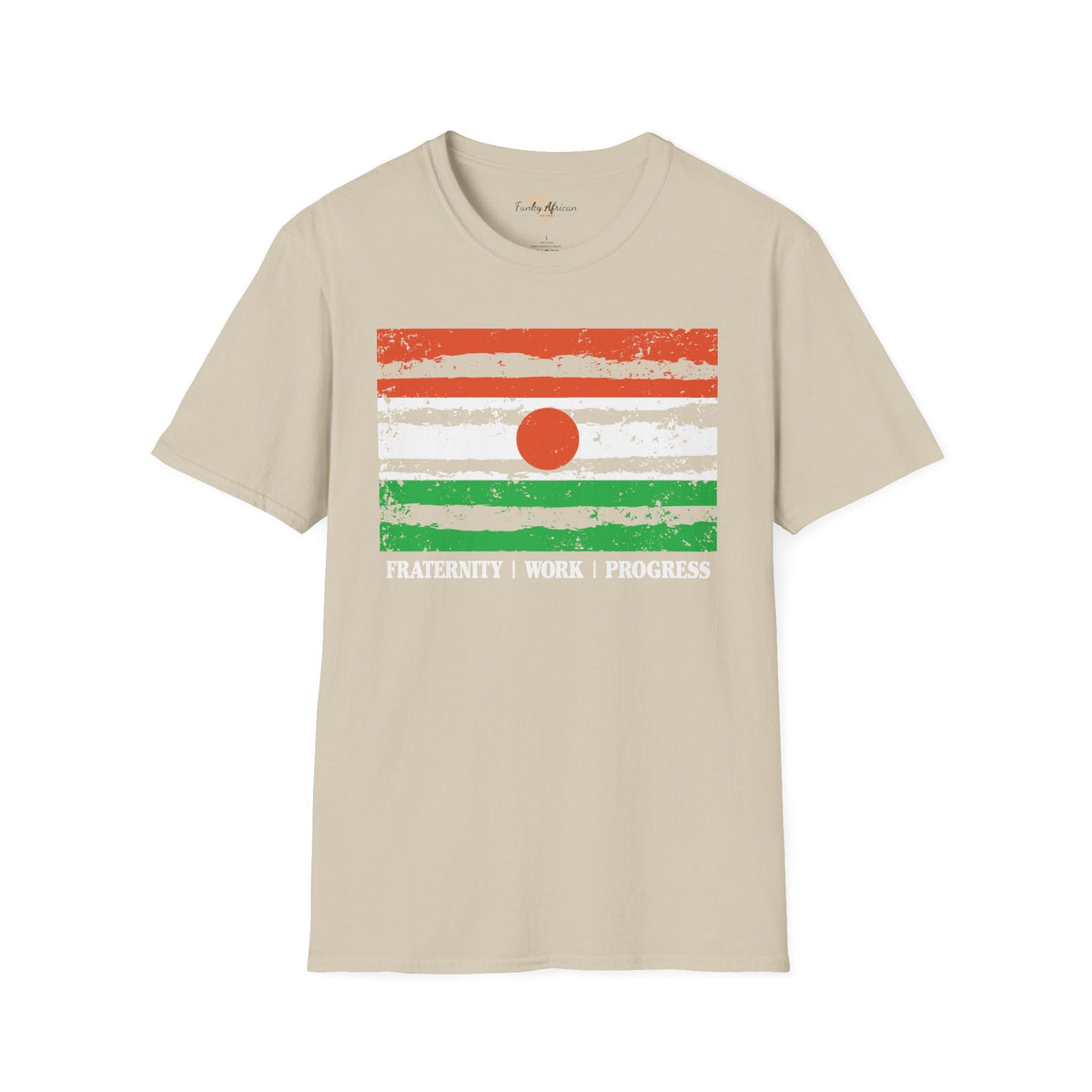 Nigerien strip unisex softstyle tee Funky African