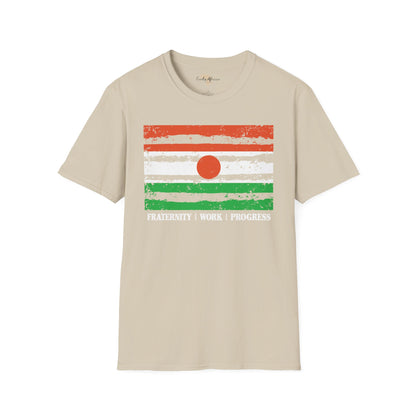 Nigerien strip unisex softstyle tee