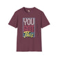 You got this unisex softstyle tee Printify