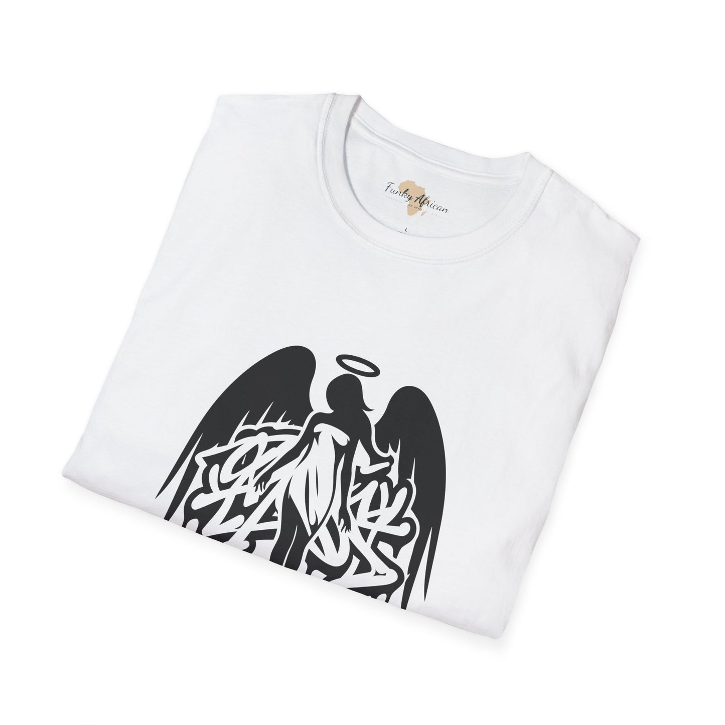 Angel graffiti unisex softstyle tee