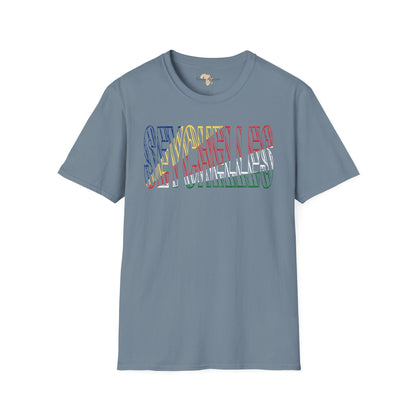 Seychelles text unisex softstyle tee