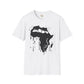 African map graffiti unisex softstyle tee Funky African