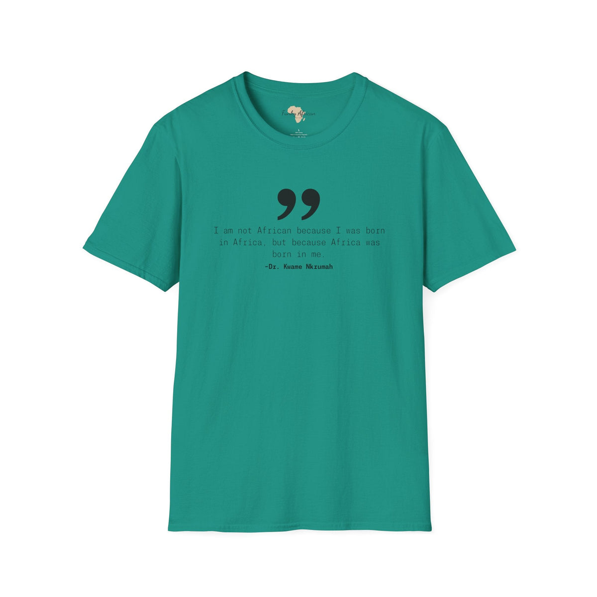Africa in me unisex softstyle tee Funky African