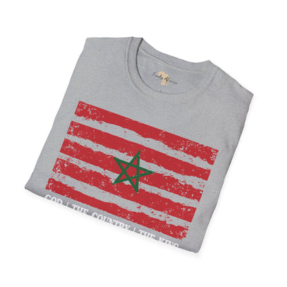 Morocco strip unisex softstyle tee