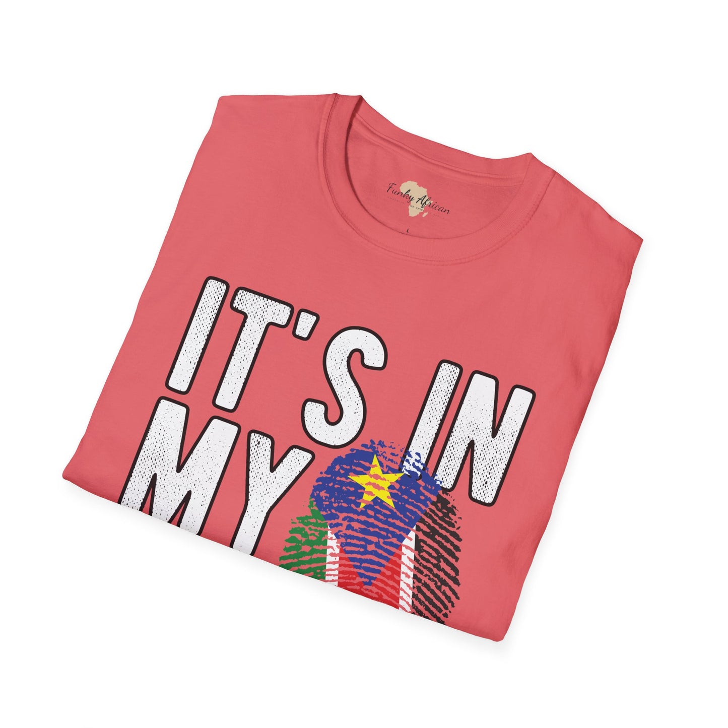 it's in my DNA unisex tee - South Sudan