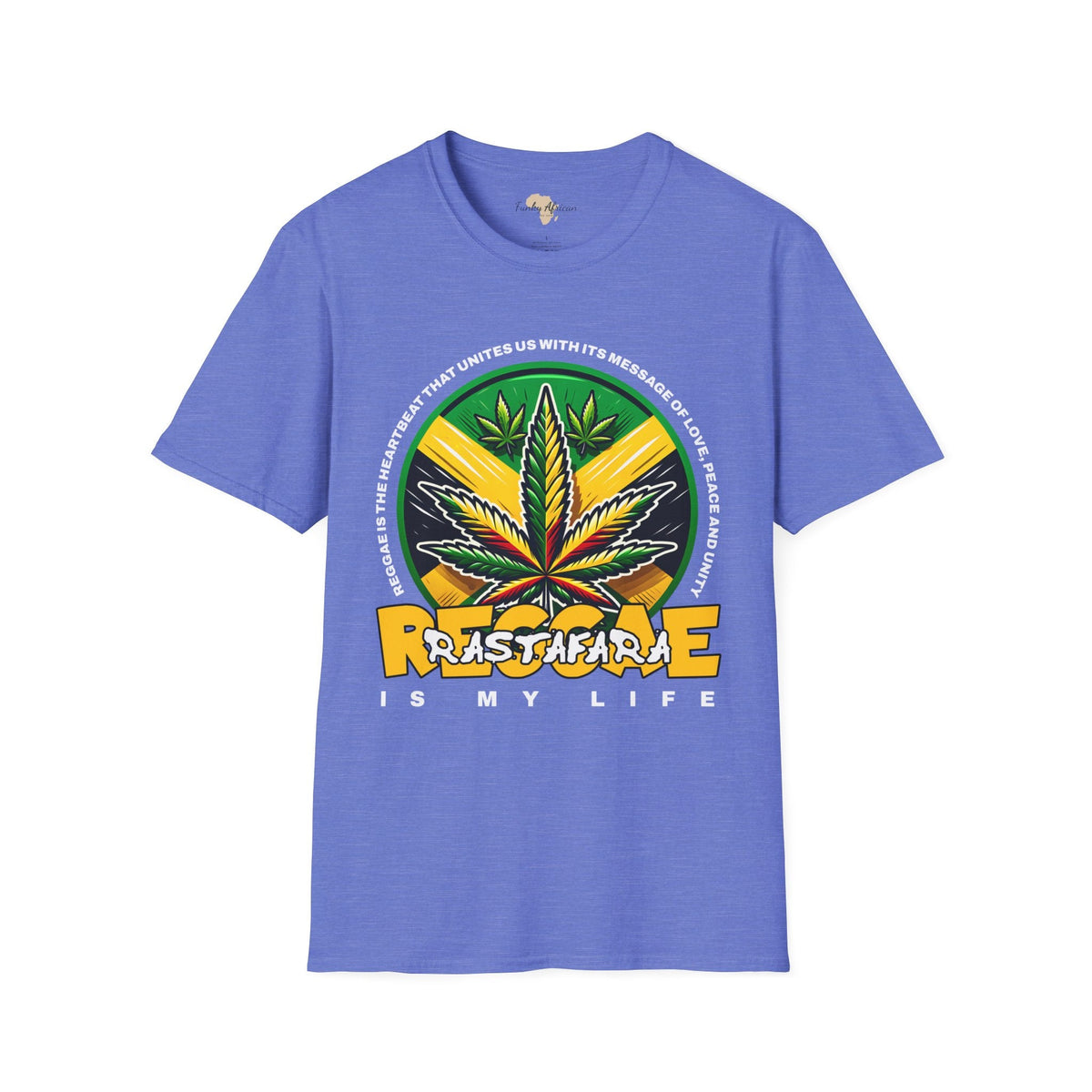 Reggae is my life  unisex tee Funky African