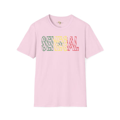 Senegal text unisex softstyle tee