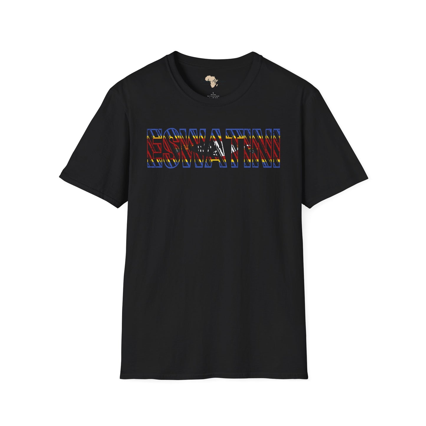 Eswatini text unisex softstyle tee