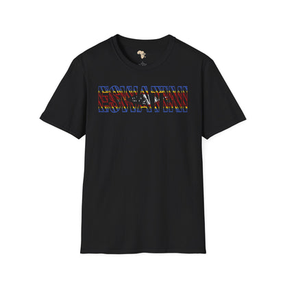 Eswatini text unisex softstyle tee