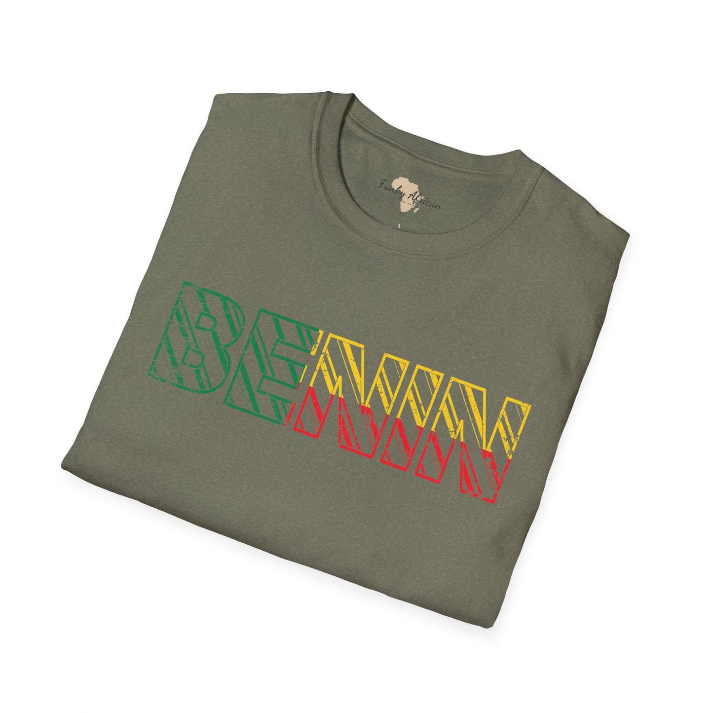 Benin text unisex softstyle tee