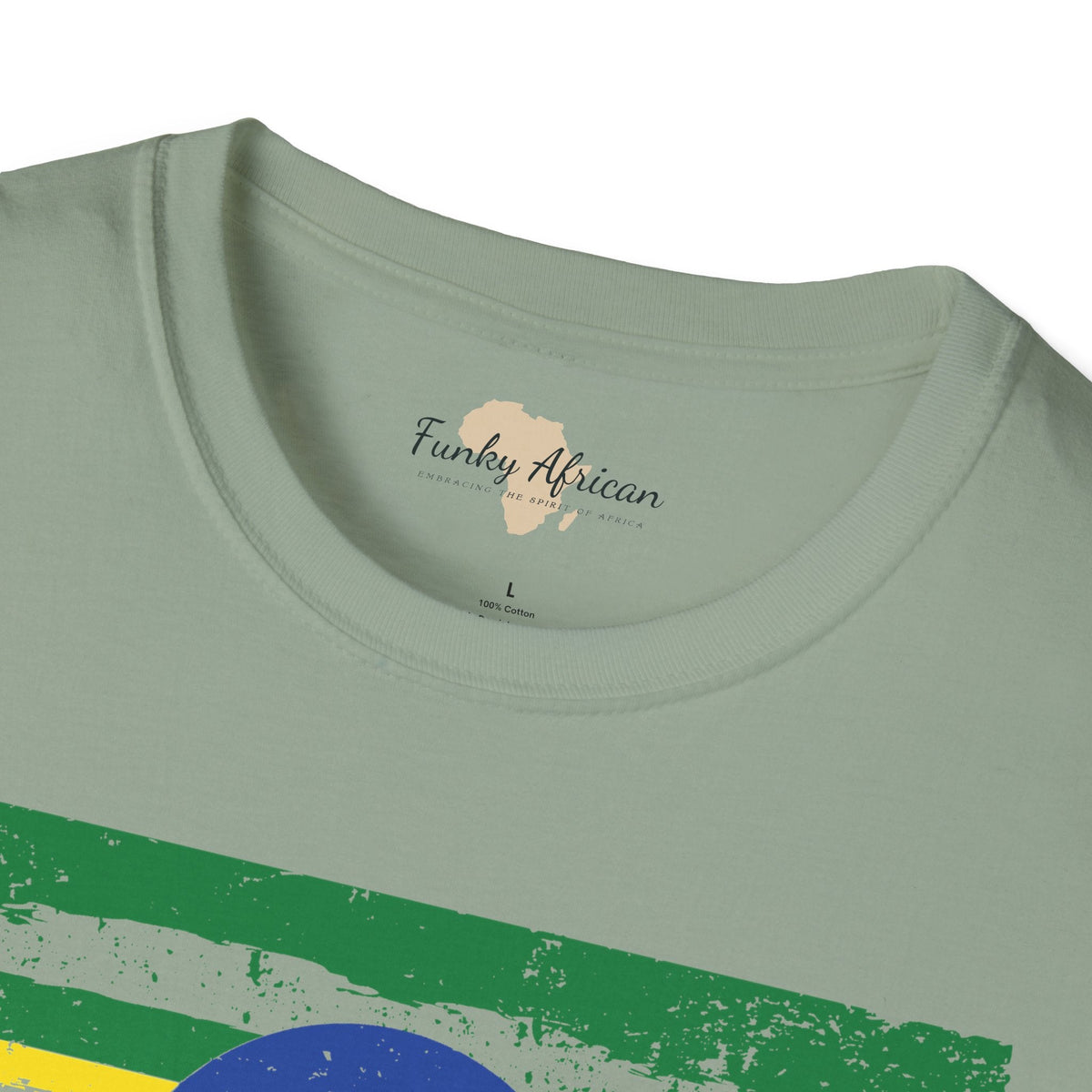 Ethiopia strip unisex softstyle tee Funky African