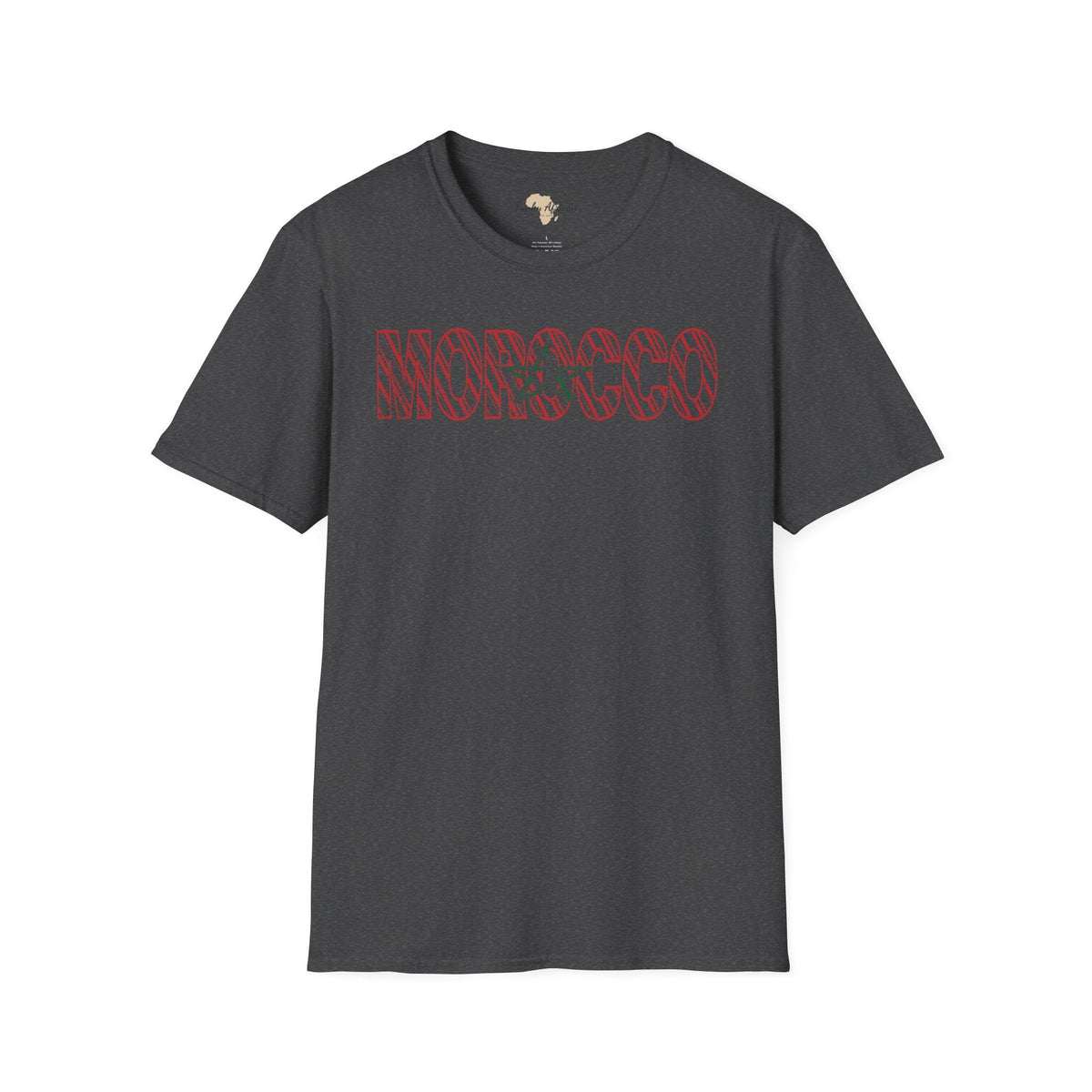 Morocco text unisex softstyle tee Funky African