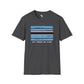 Botswana strip unisex softstyle tee Funky African