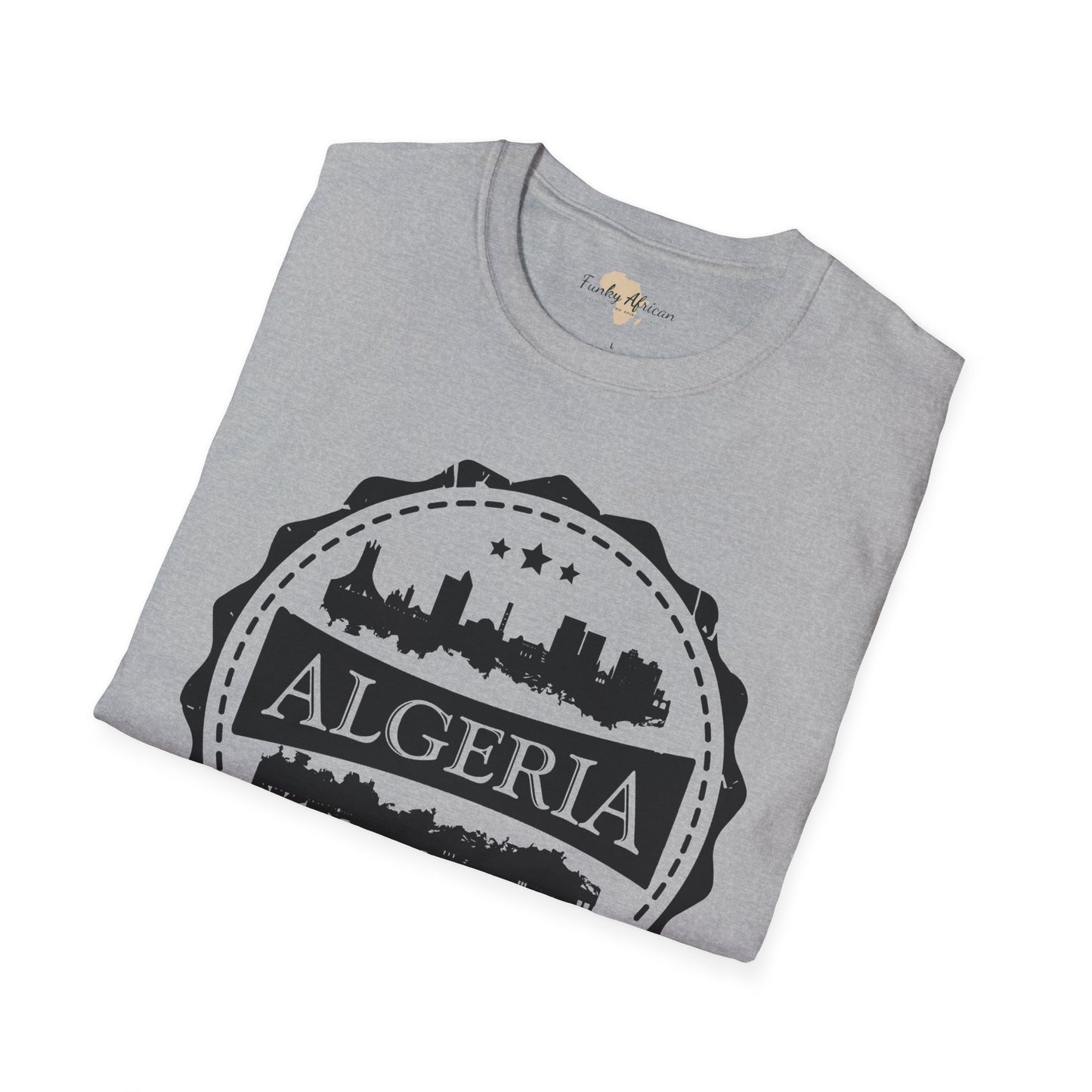 Algeria stamp unisex tee