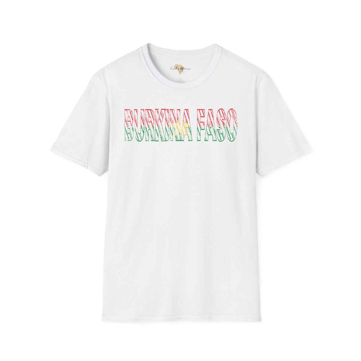 Burkina Faso text unisex softstyle tee Funky African