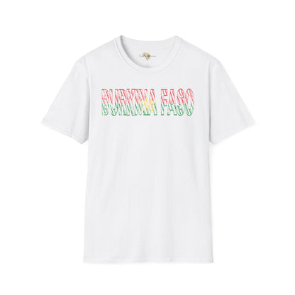 Burkina Faso text unisex softstyle tee