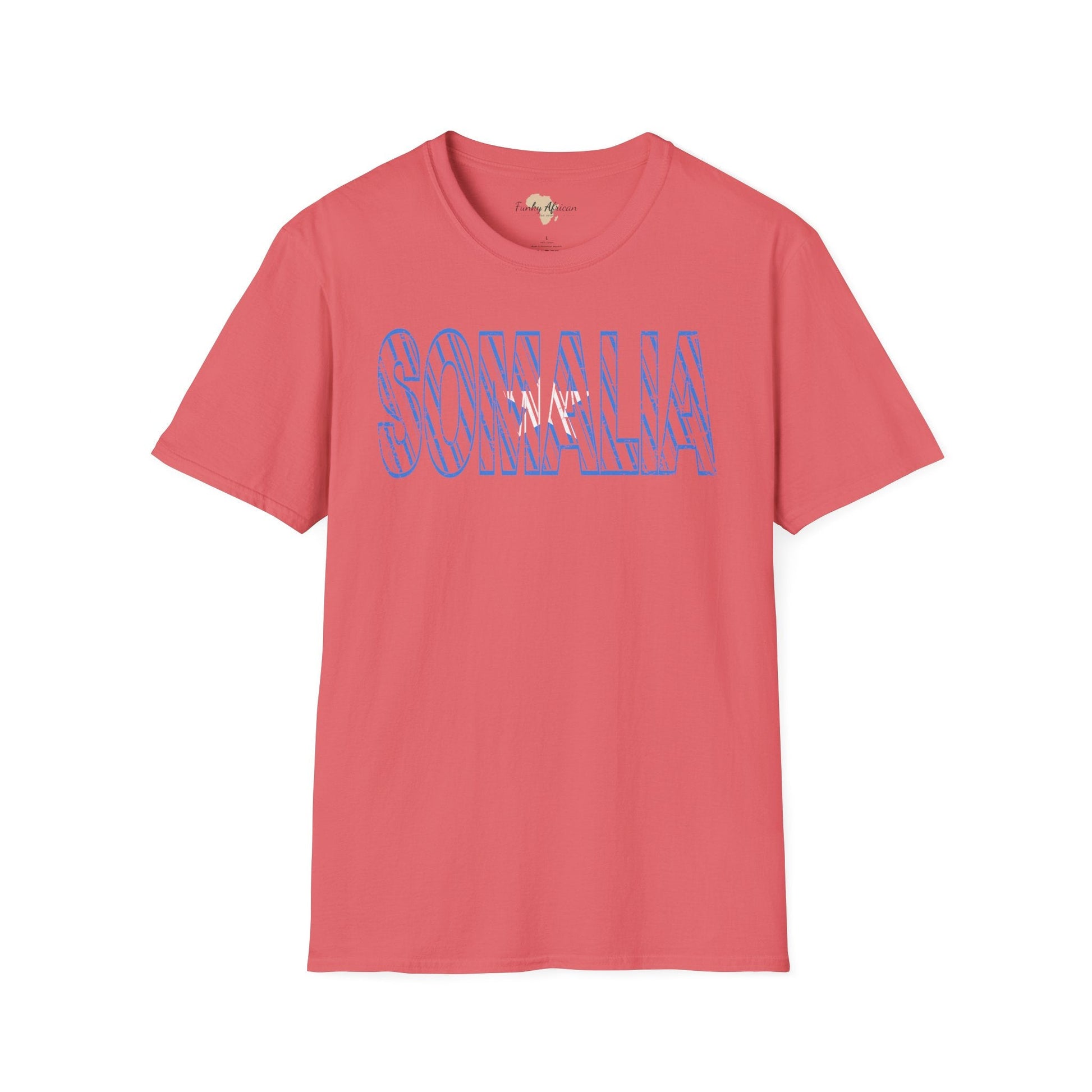 Somalia text unisex softstyle tee Funky African