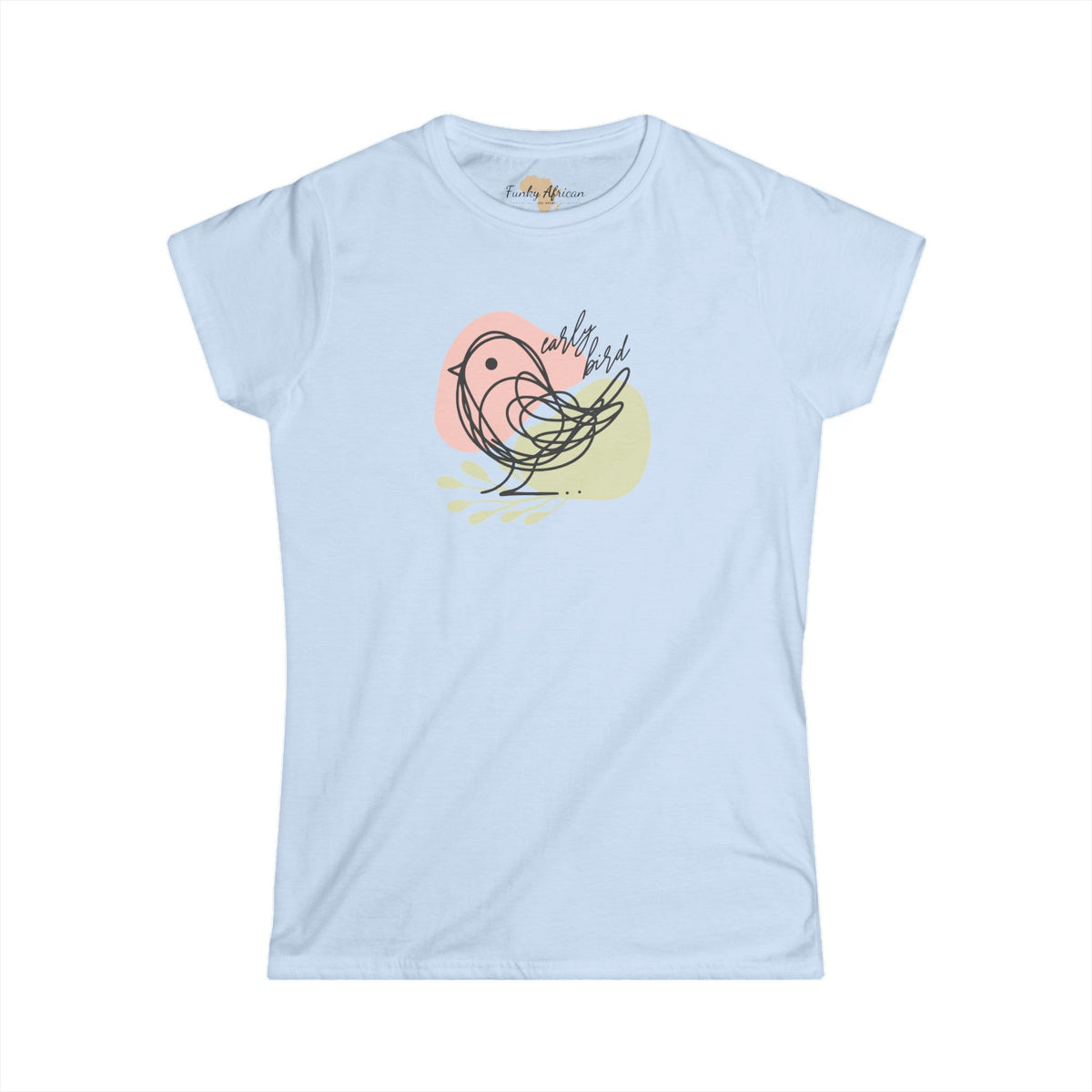 Early bird Women's Softstyle Tee Funky African