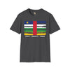 Central African Republic strip unisex softstyle tee Funky African