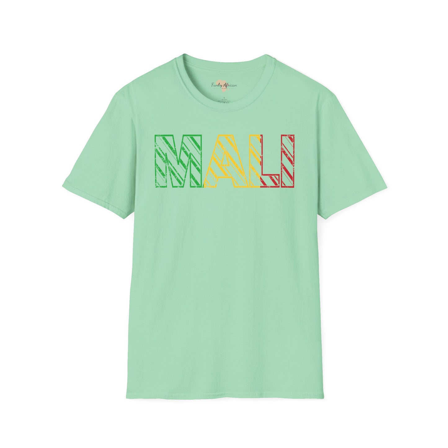 Malian text unisex softstyle tee