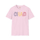 Chad text unisex softstyle tee Funky African