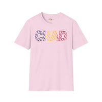 Chad text unisex softstyle tee Funky African