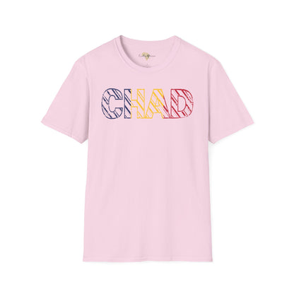 Chad text unisex softstyle tee