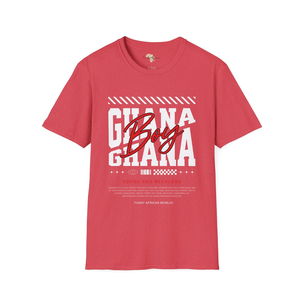 Ghana boy unisex softstyle tee Funky African