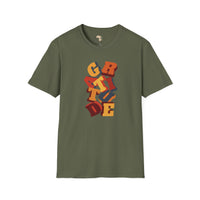 Gratitude unisex softstyle tee Funky African
