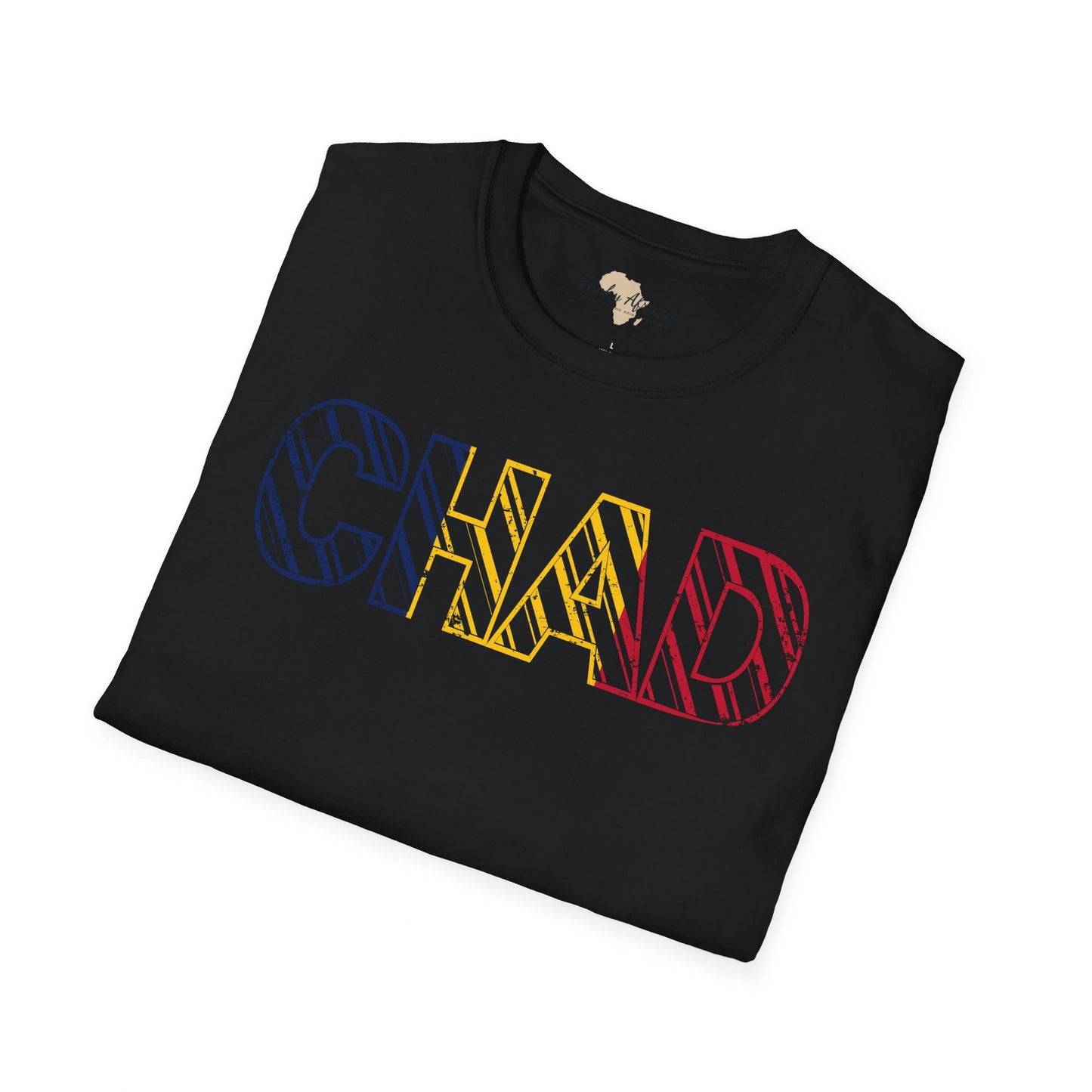 Chad text unisex softstyle tee