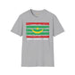 Mauritania strip unisex softstyle tee Funky African