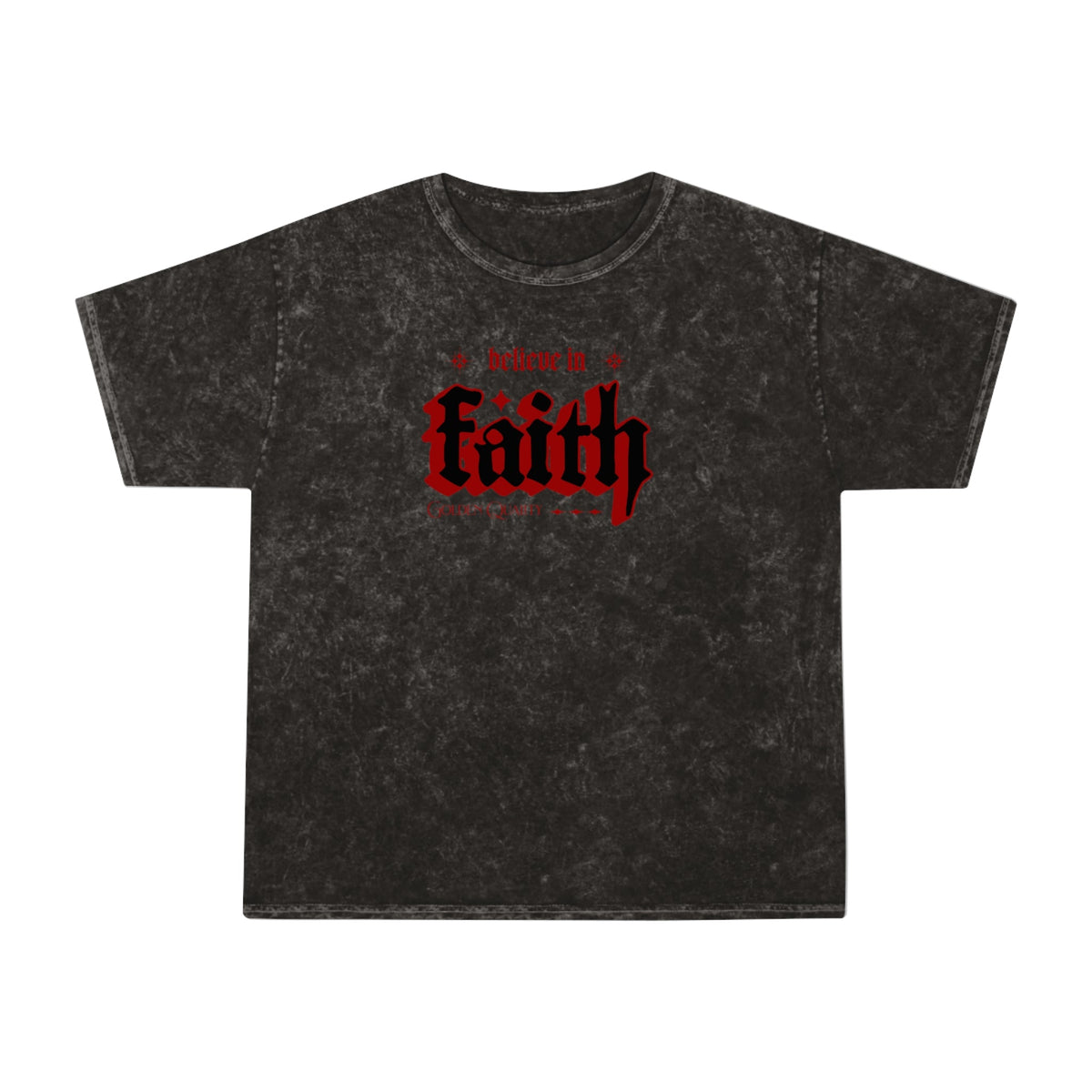Faith unisex wash tee Funky African